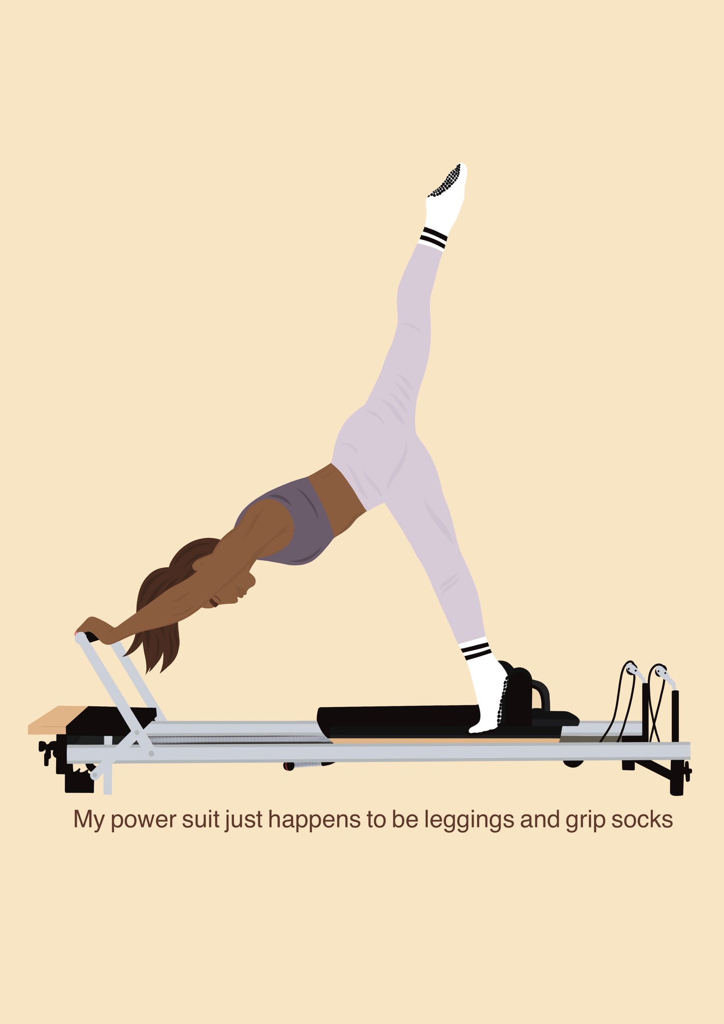 My Power suit happens to be Leggings and Grip socks