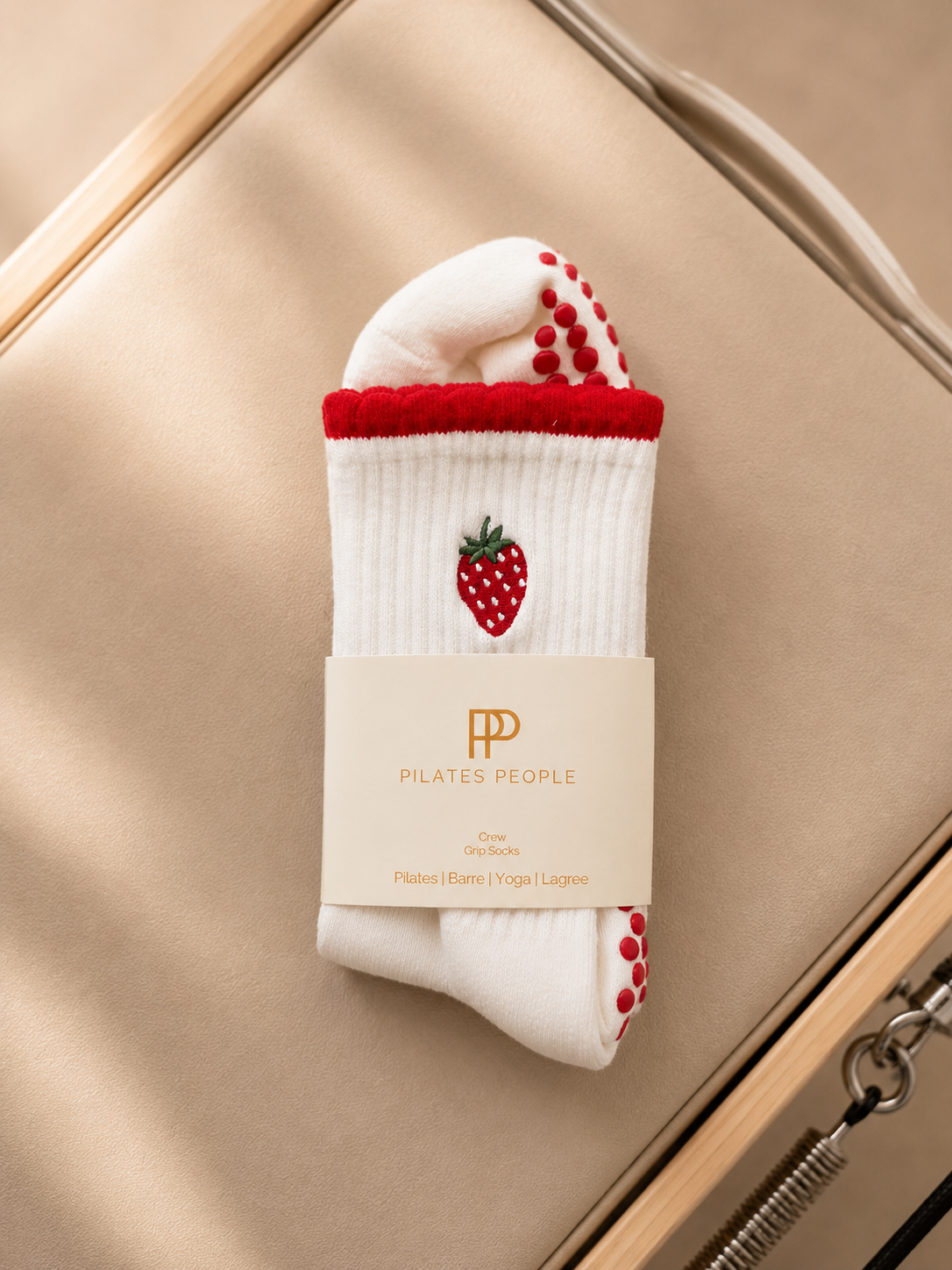 Strawberries & Cream Grip Socks