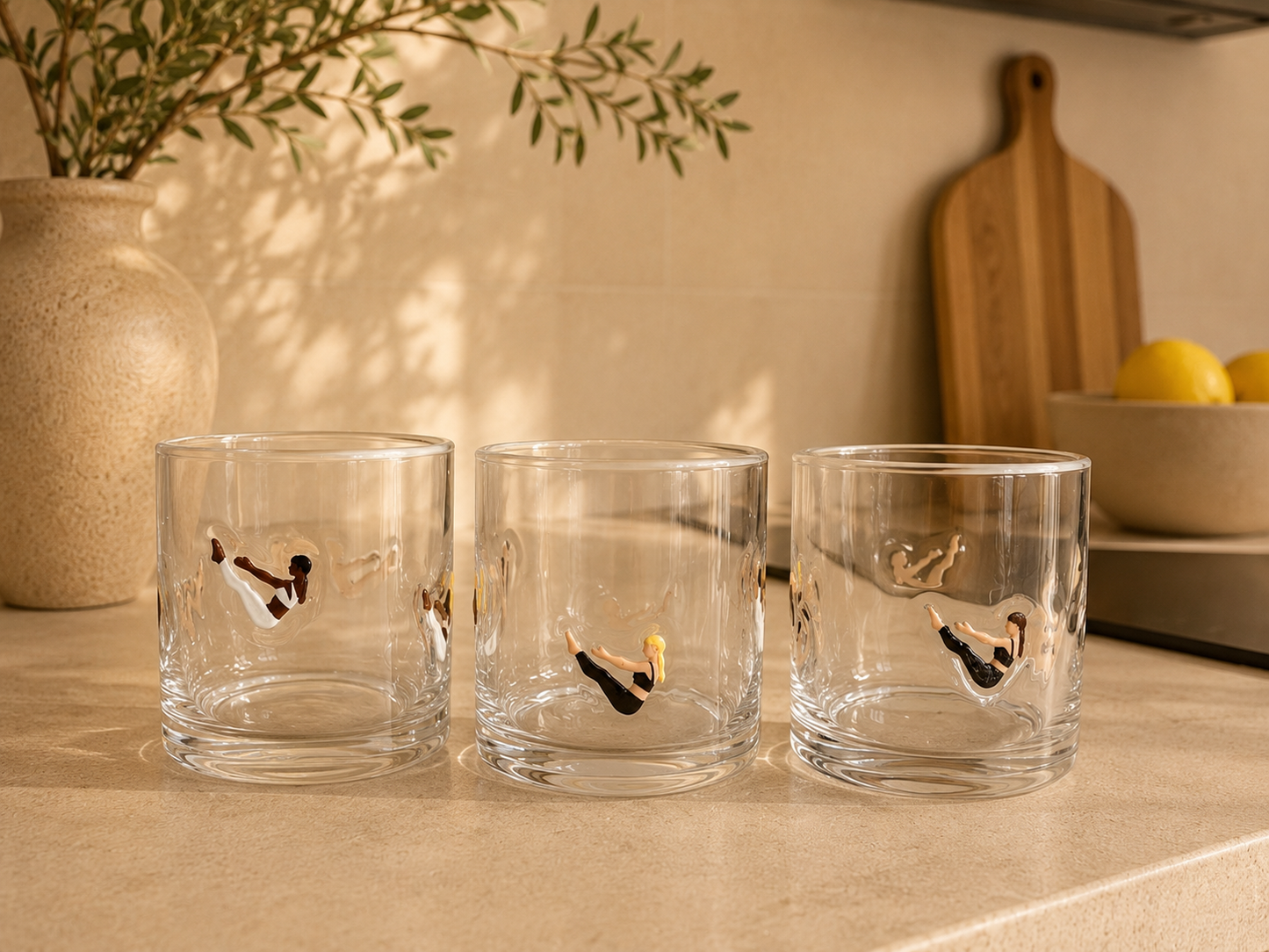 Pre Order - Pilates Icon Glass. Arriving into stock in July.