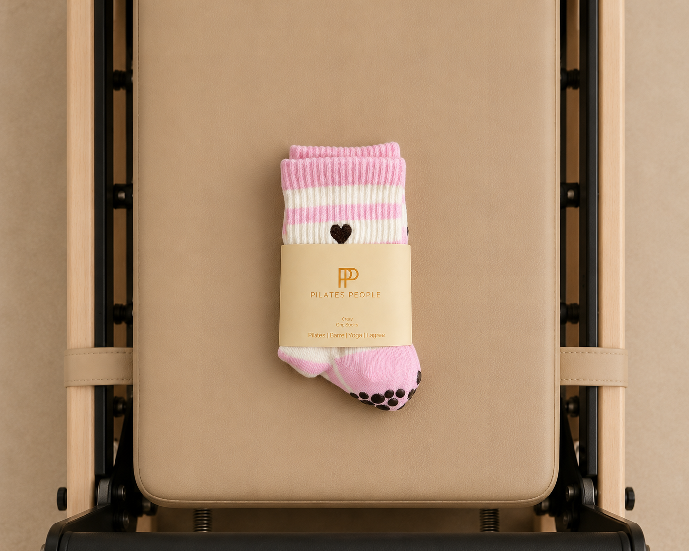 Pink & Cream Stripes