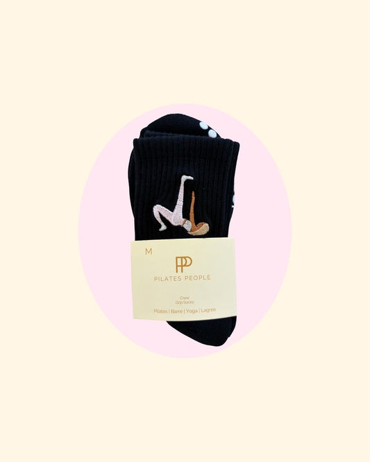 Black Crew Sock Blonde