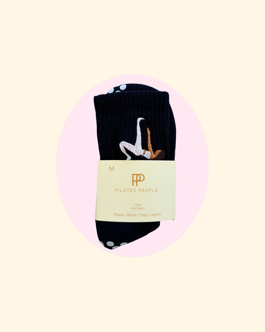 Black Crew Sock Brunette