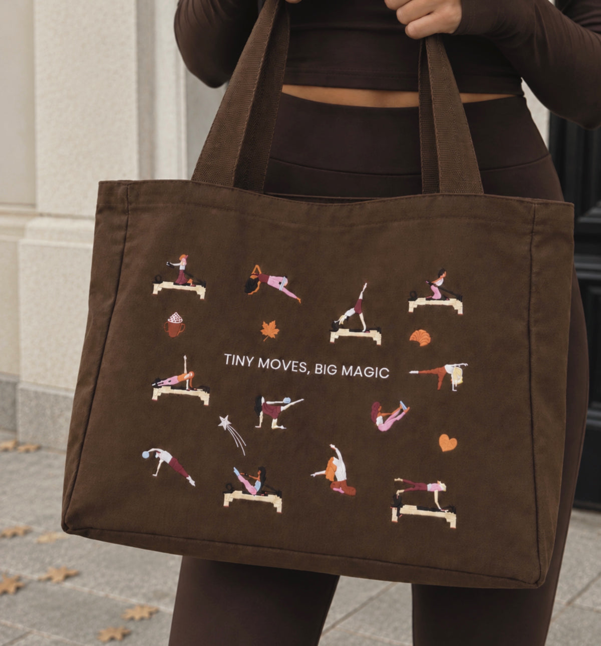Brown Autumn Tote Bag