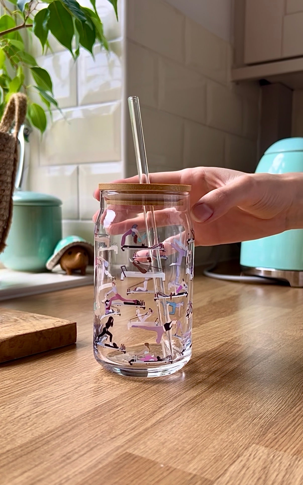 Pilates Glass Tumbler