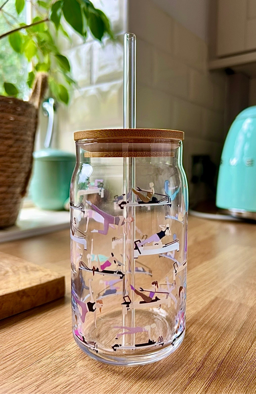 Pilates Glass Tumbler