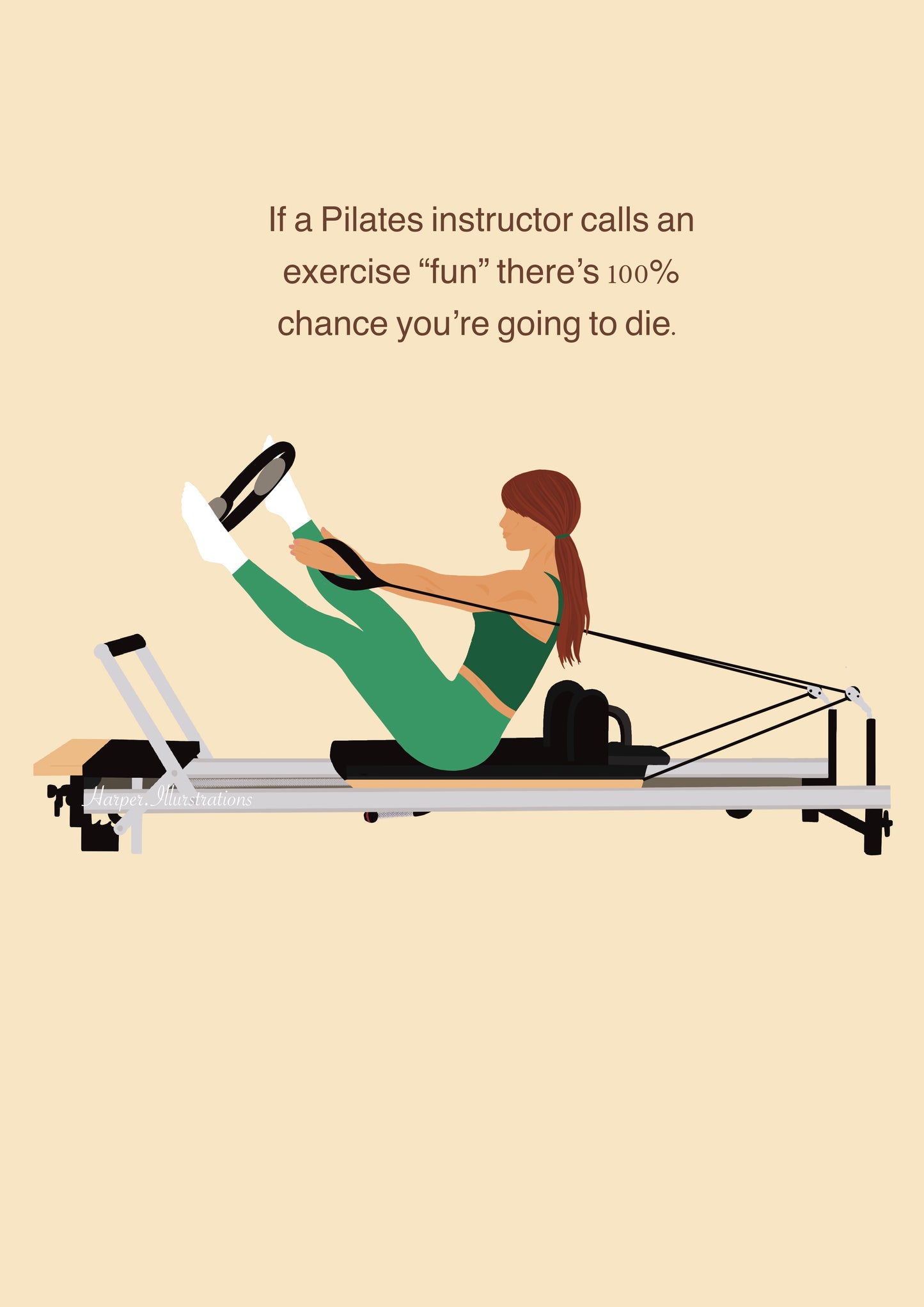 If a Pilates instructor calls an exercise “fun”