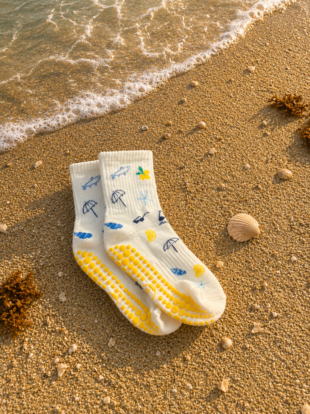 Summer in Italy Grip Socks