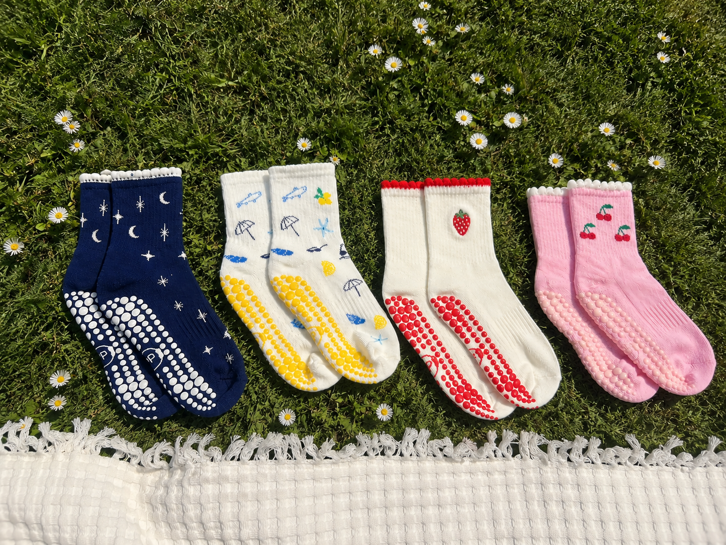 Moonlight Grip Socks