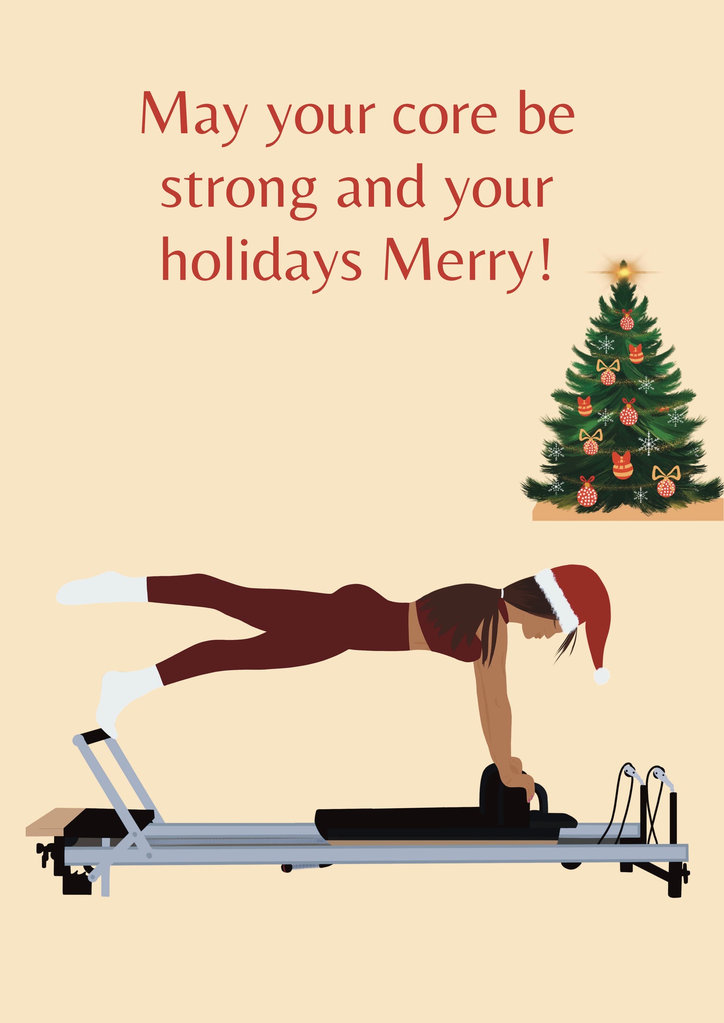 May your core be strong and your Holidays Merry