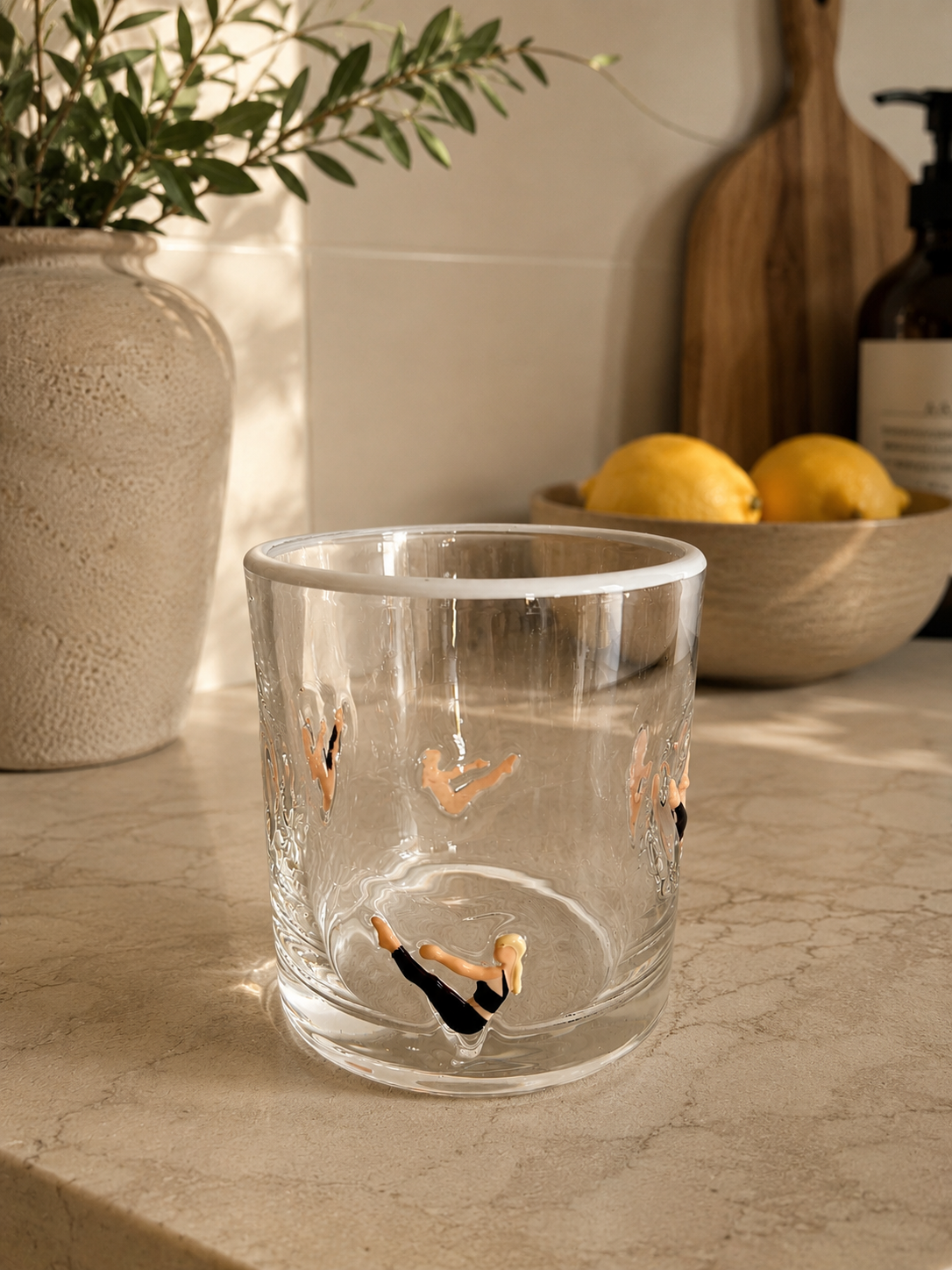 Pre Order - Pilates Icon Glass. Arriving into stock in July.