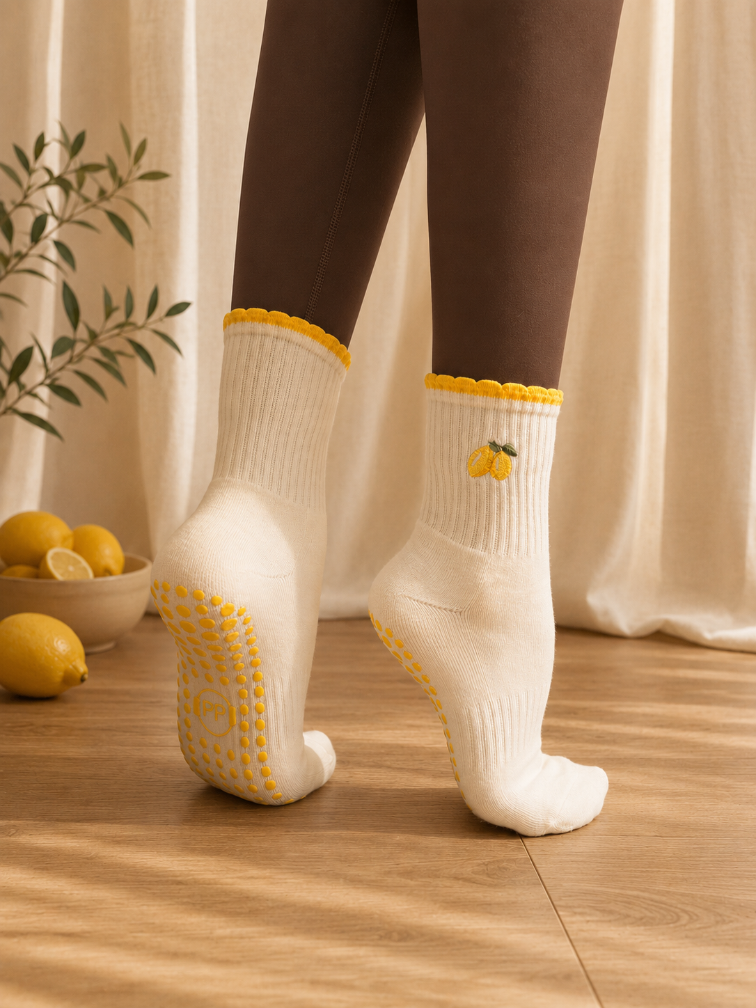 Lemon Grip Socks