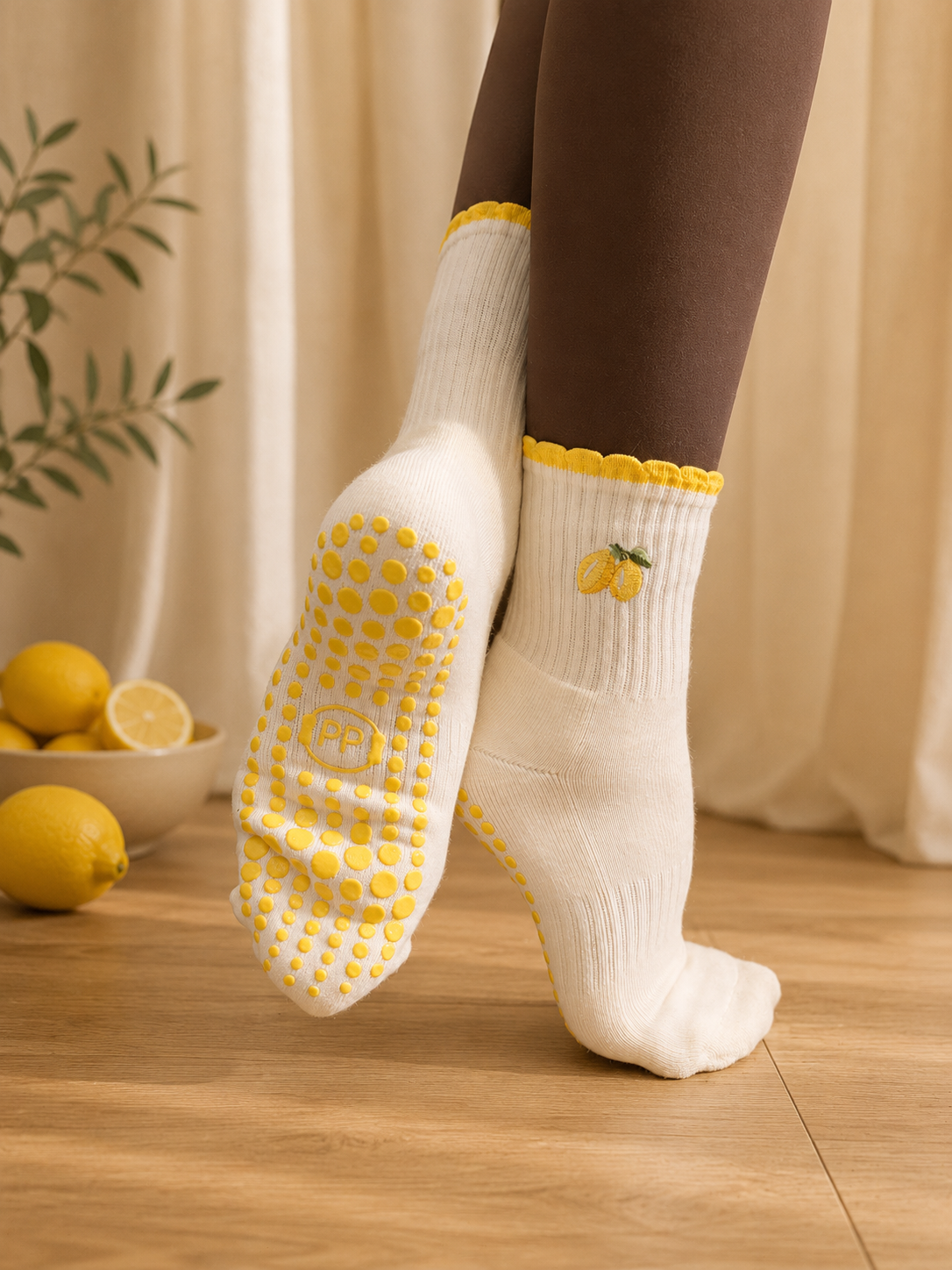 Lemon Grip Socks
