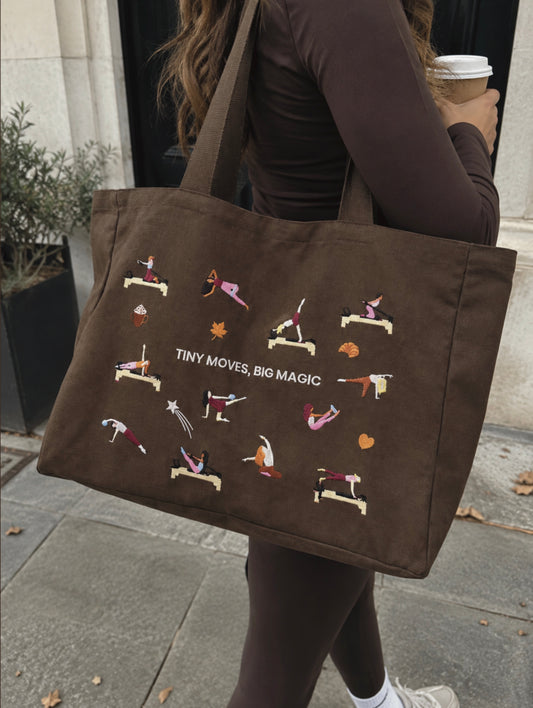 Brown Autumn Tote Bag