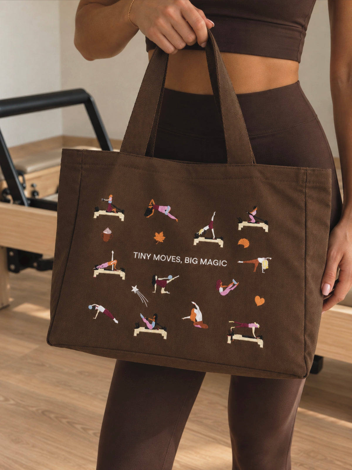 Brown Autumn Tote Bag