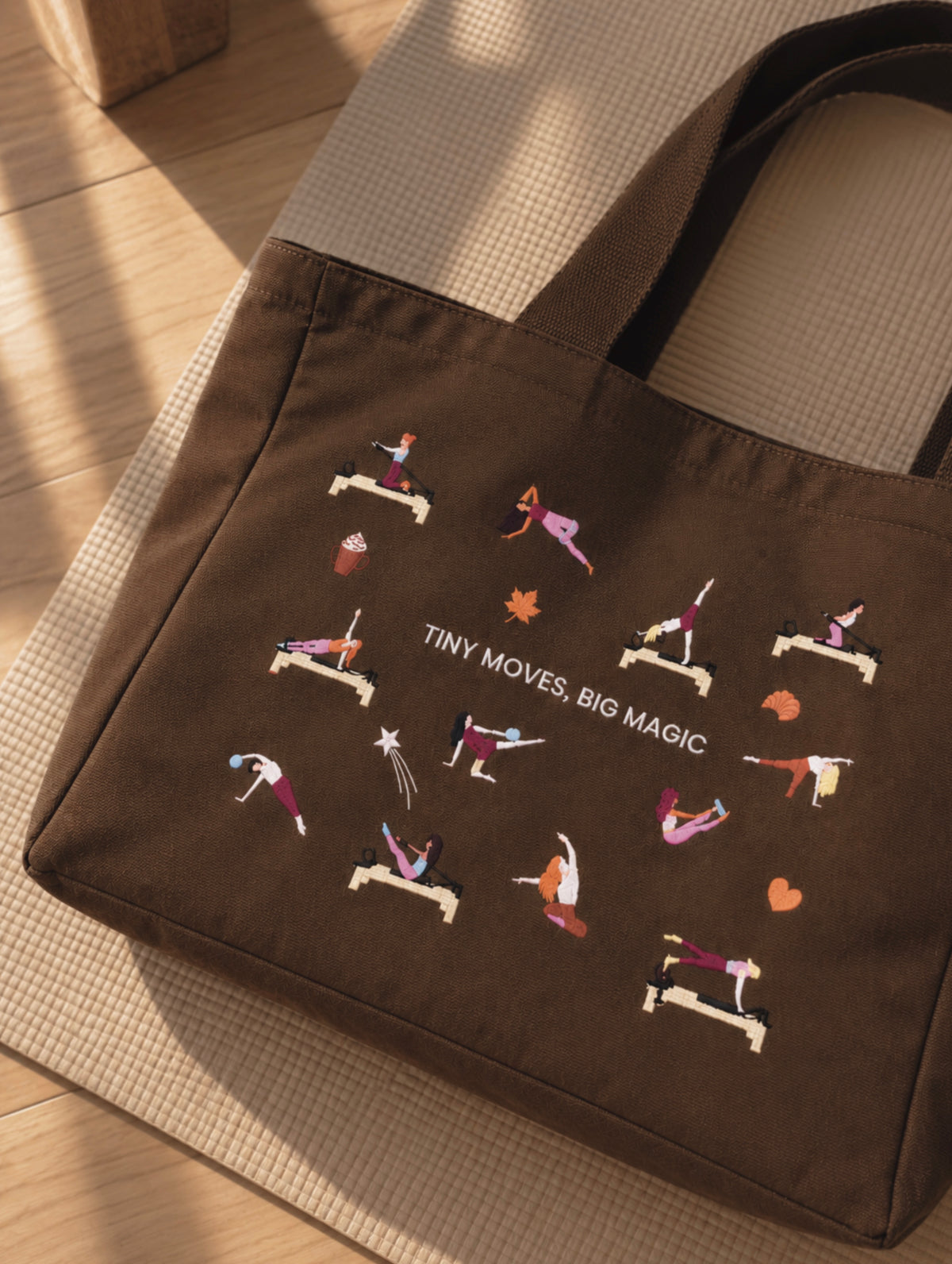 Brown Autumn Tote Bag