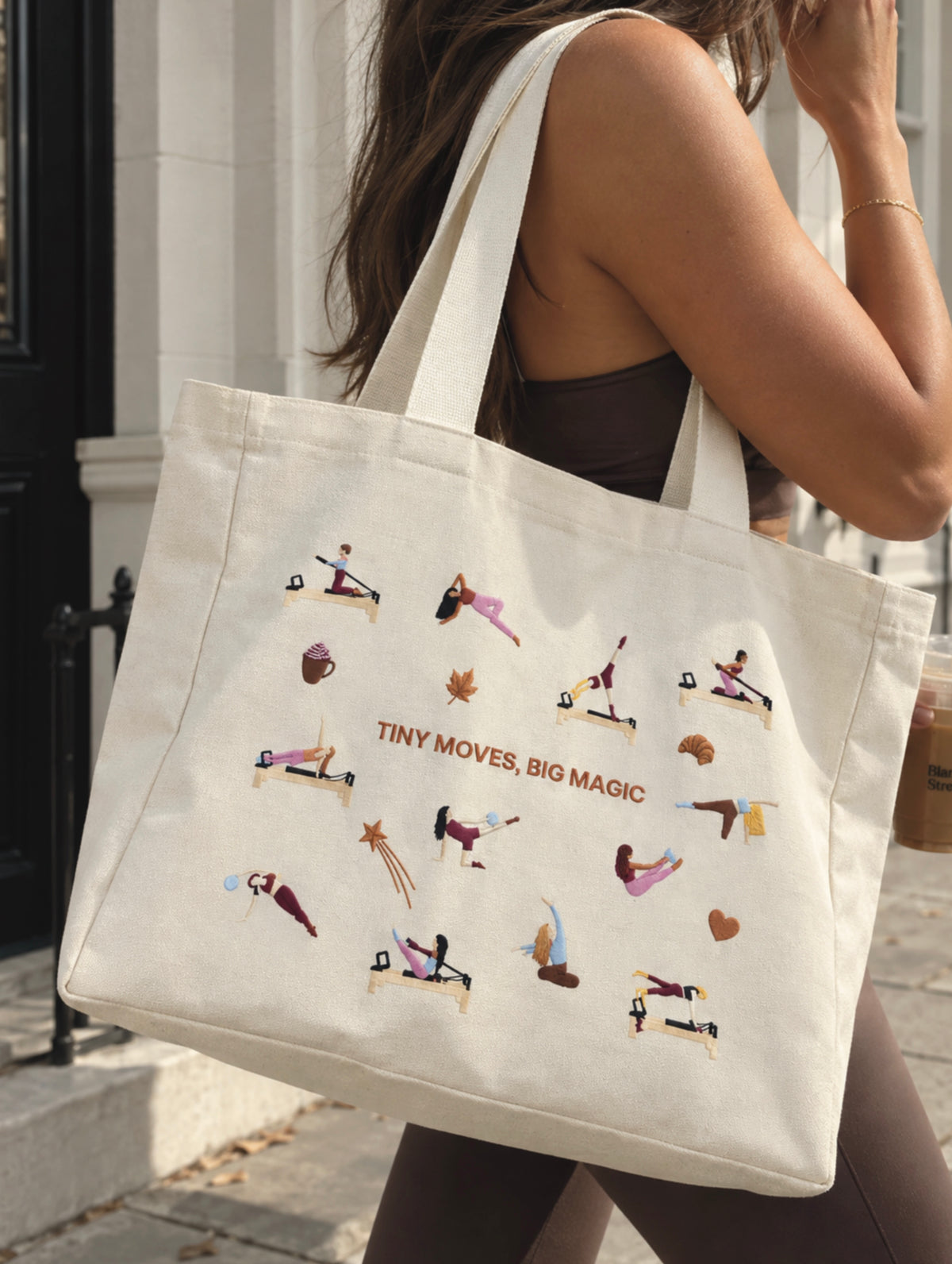 Beige Autumn Tote Bag