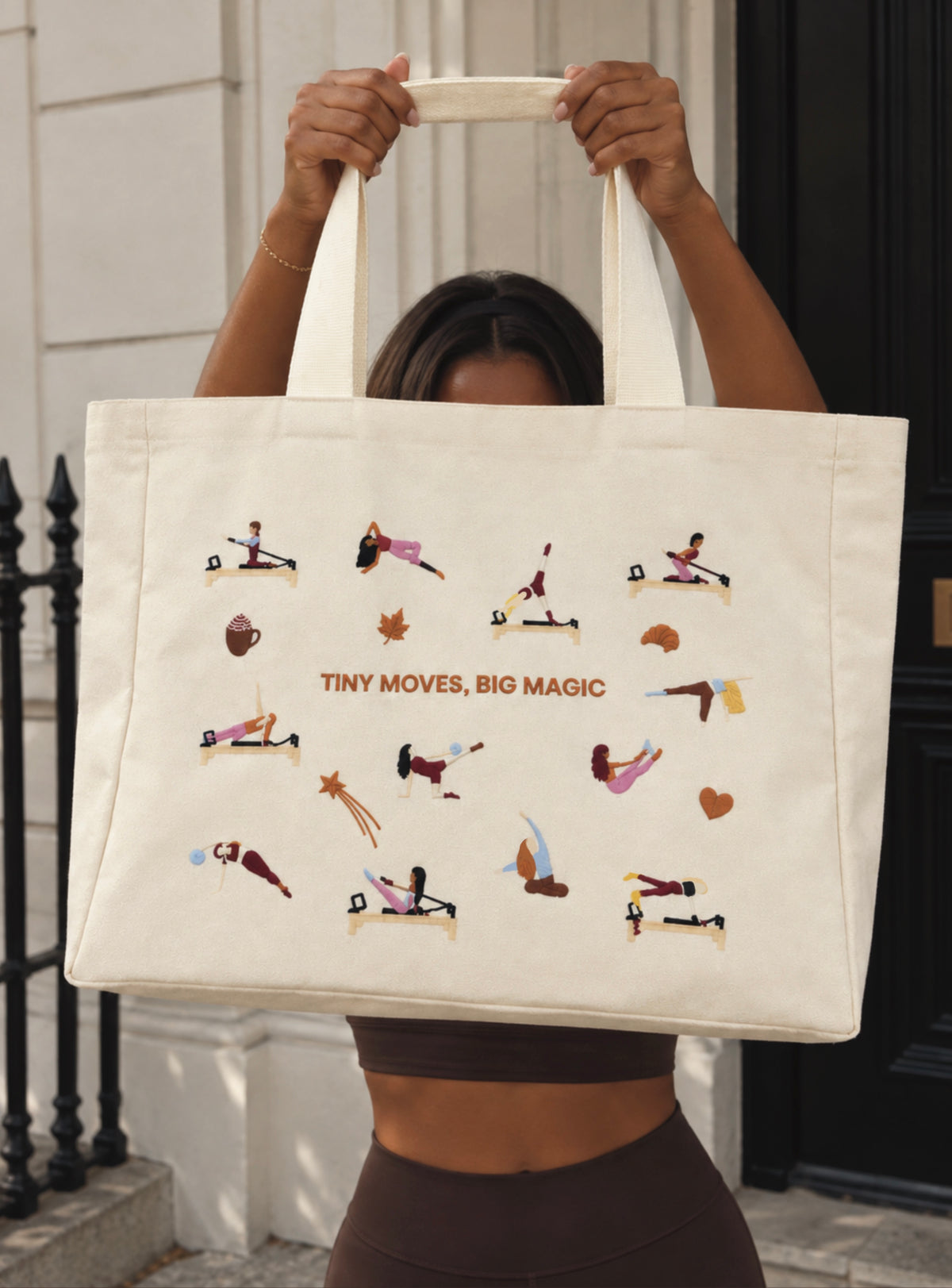 Beige Autumn Tote Bag