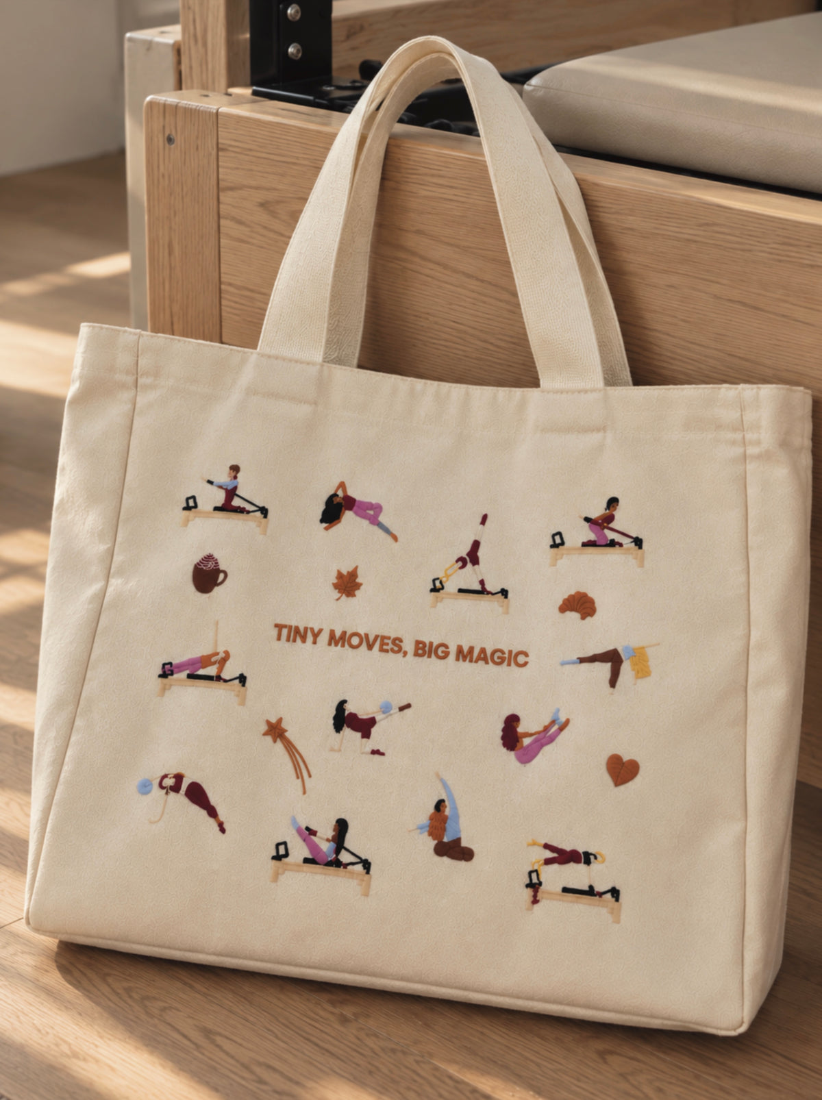 Beige Autumn Tote Bag