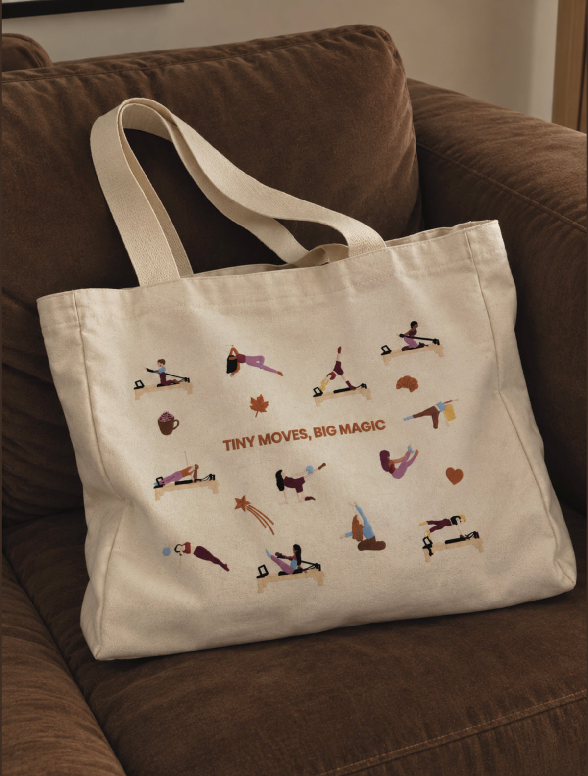 Beige Autumn Tote Bag