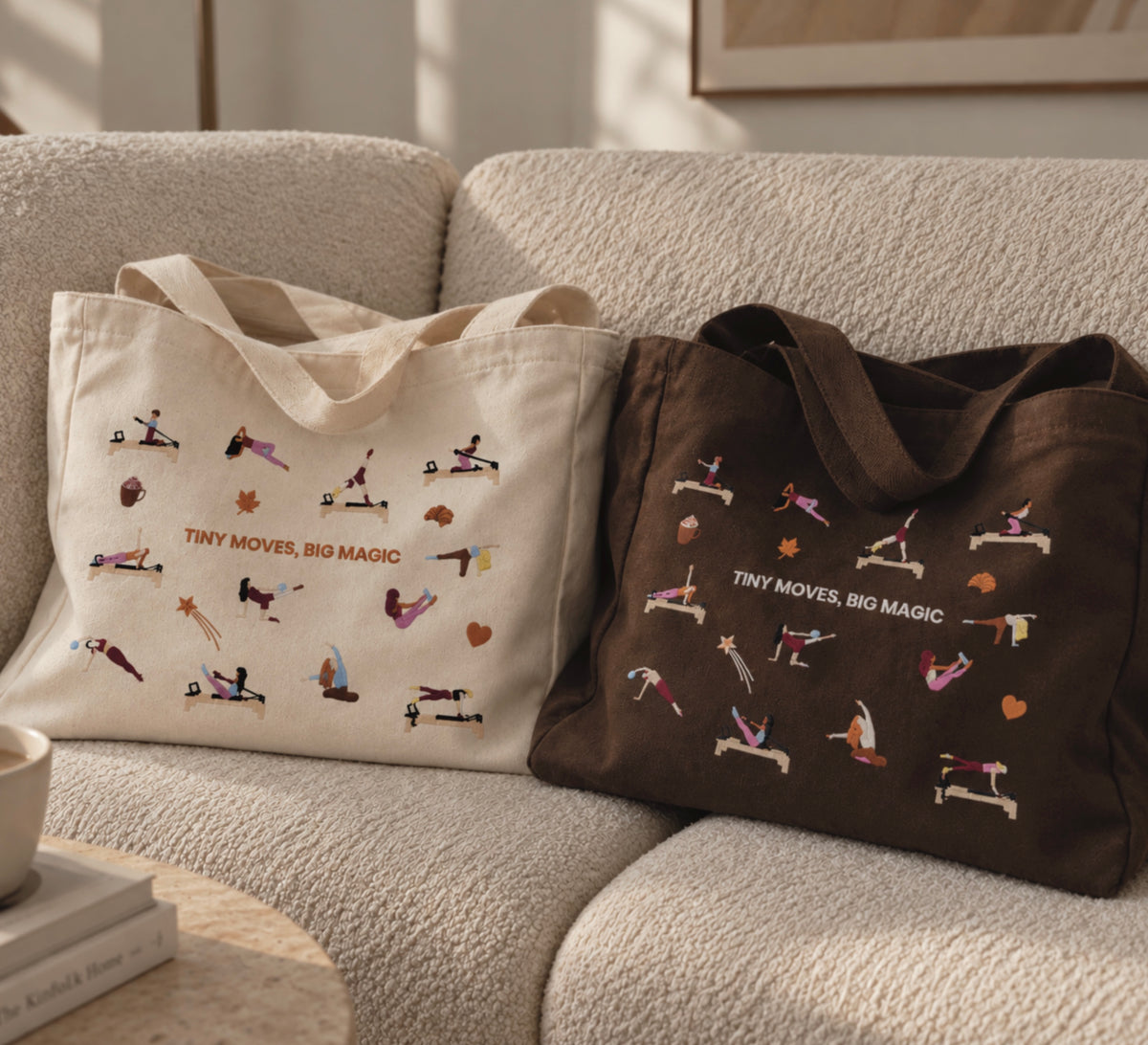 Beige Autumn Tote Bag