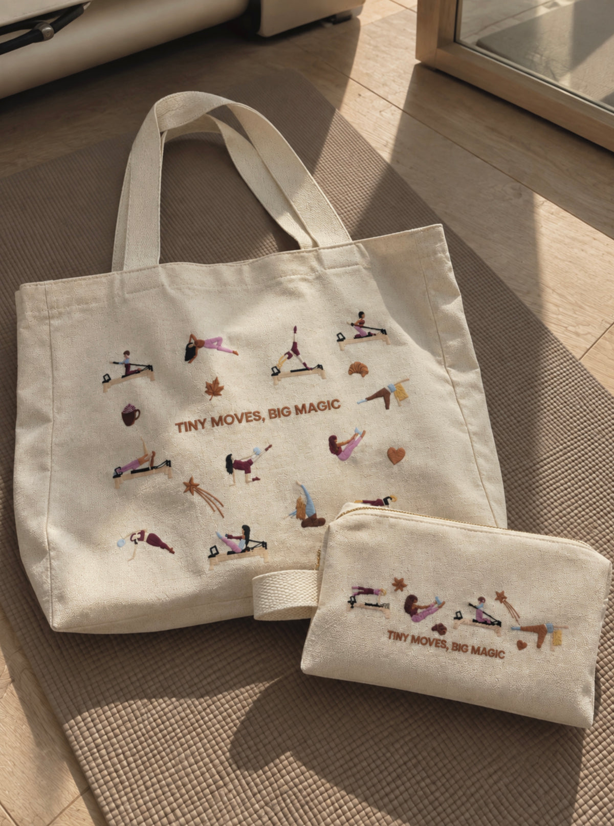 Beige Autumn Tote Bag