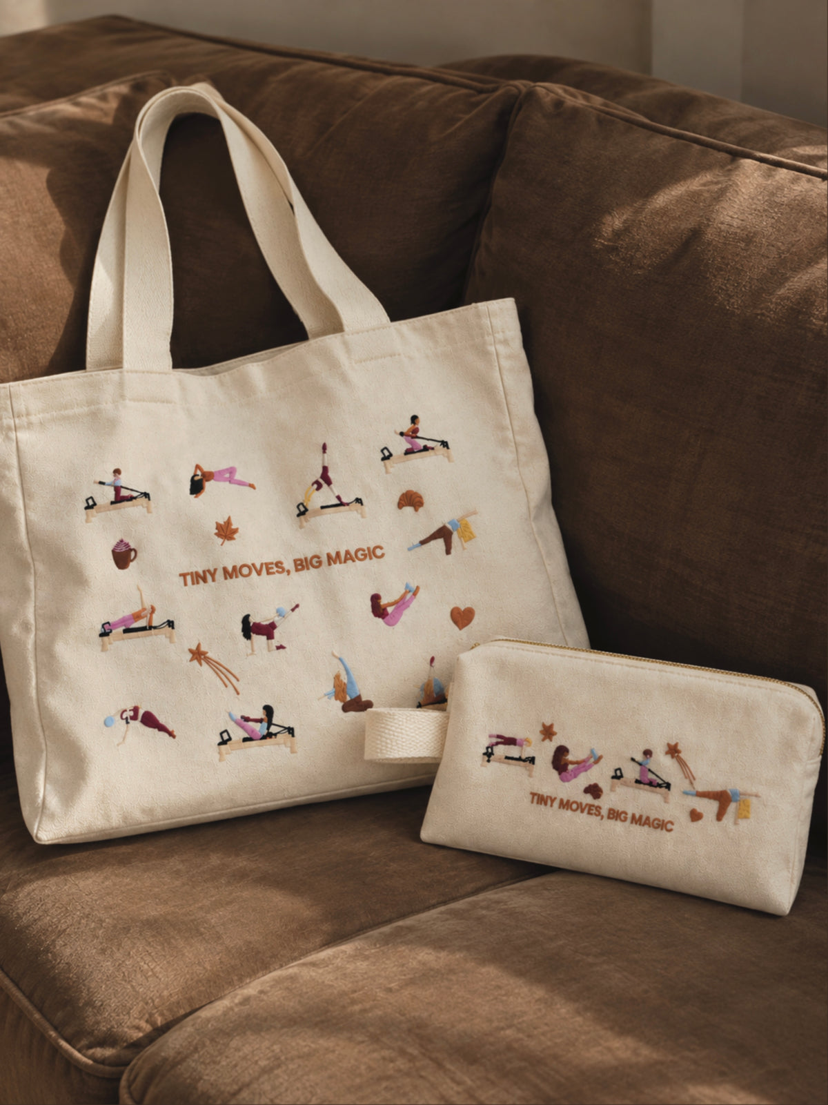 Beige Autumn Tote Bag