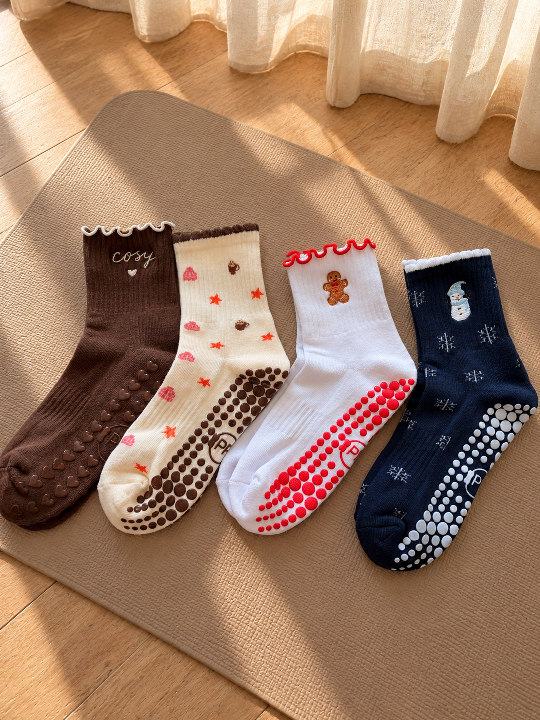 Winter Wonderland Grip Socks
