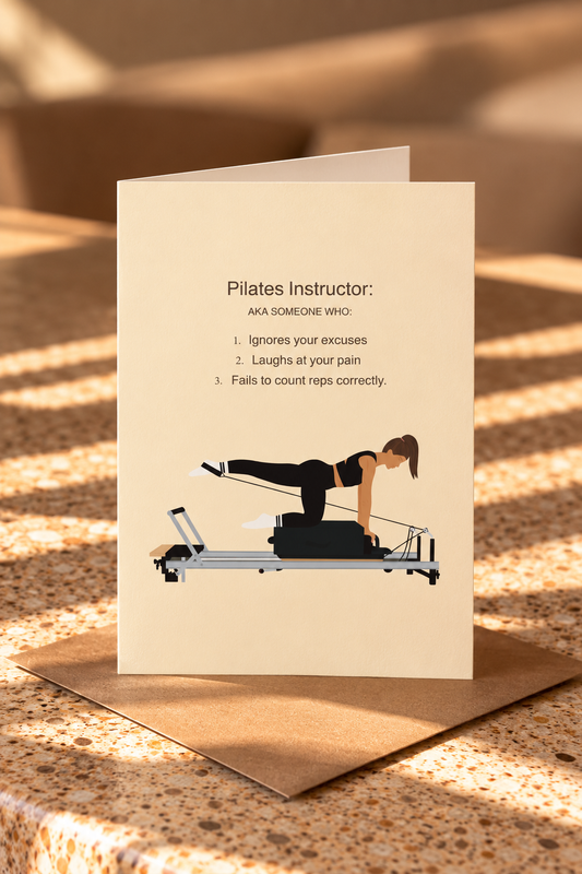 A Pilates Instructor, AKA someone who