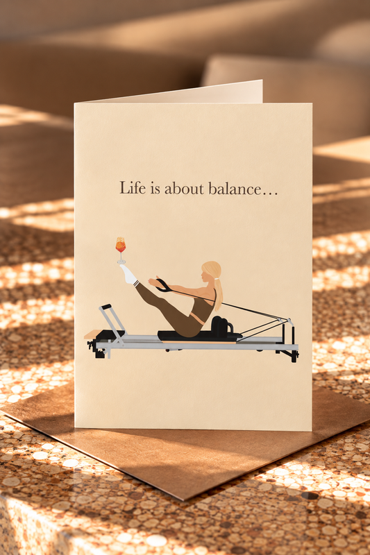 Life is about balance
