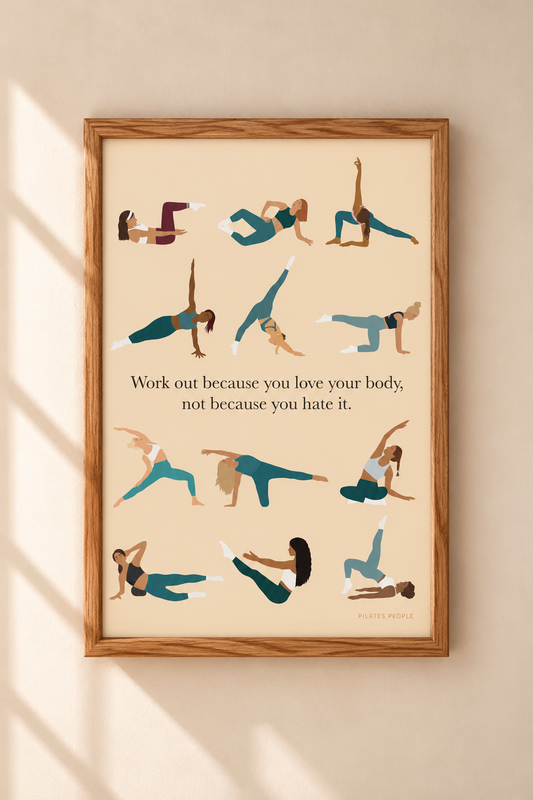 Workout because you love your body, not because you hate it