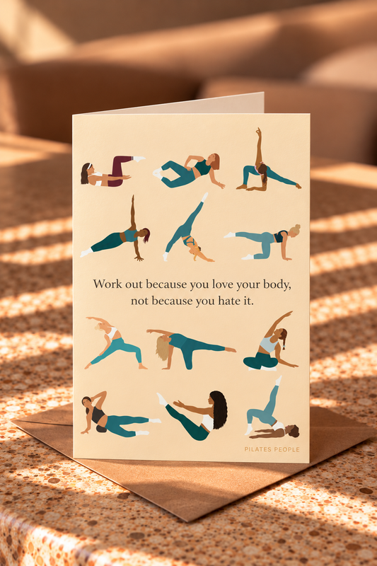 Workout because you love your body, not because you hate it