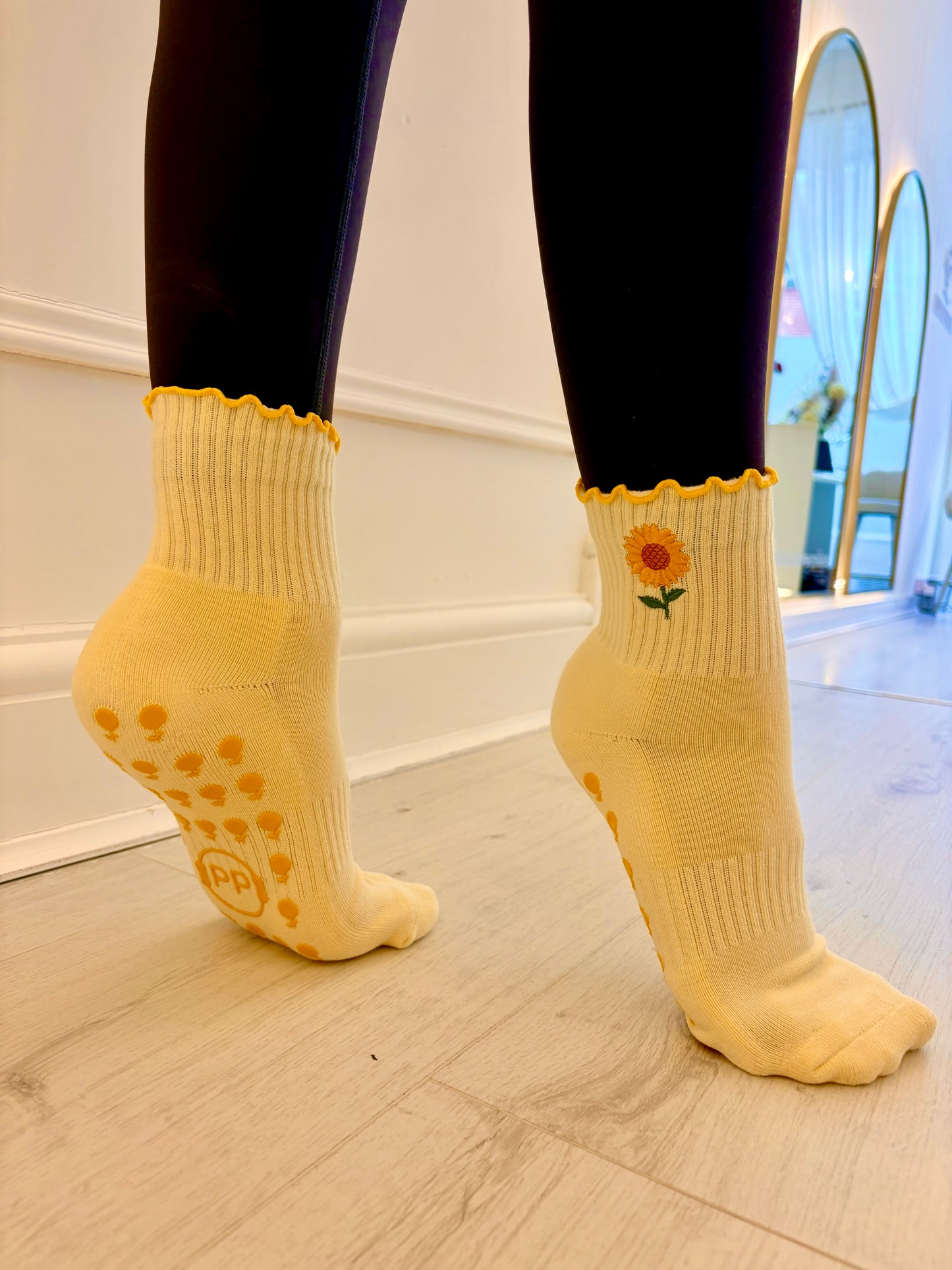 Sunflower Grip Sock