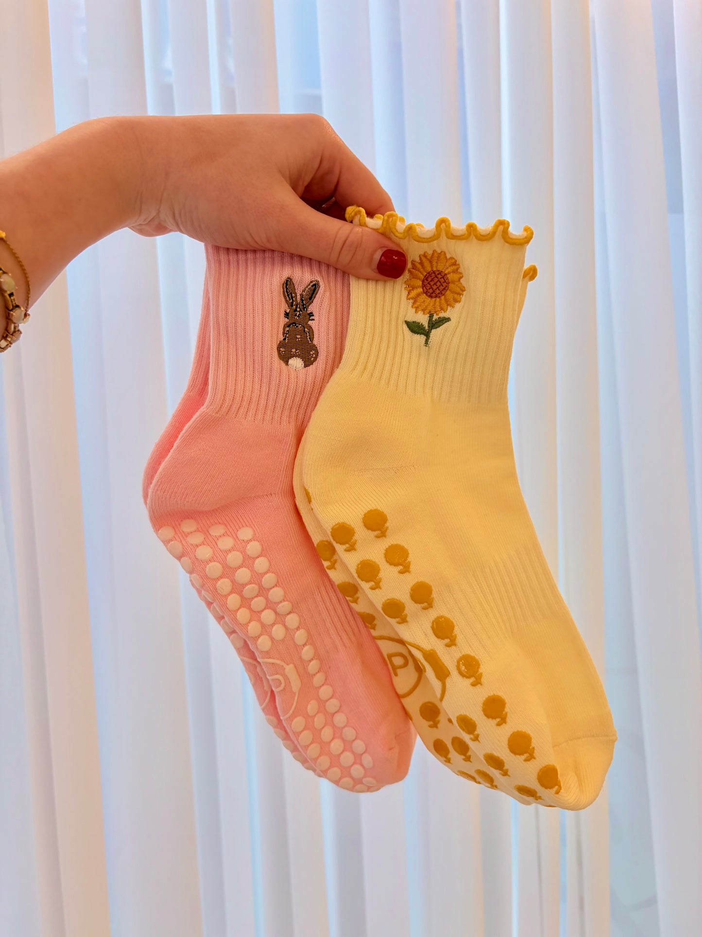 Sunflower Grip Sock