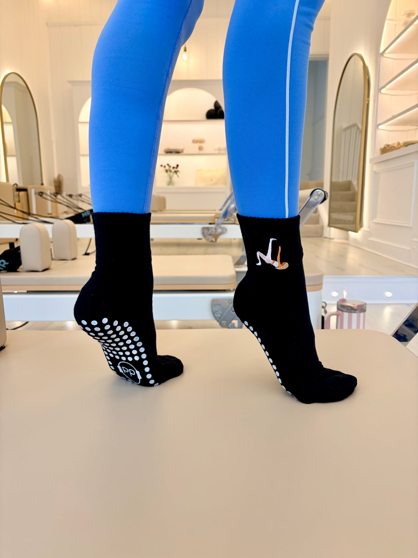 Black Crew Sock Blonde