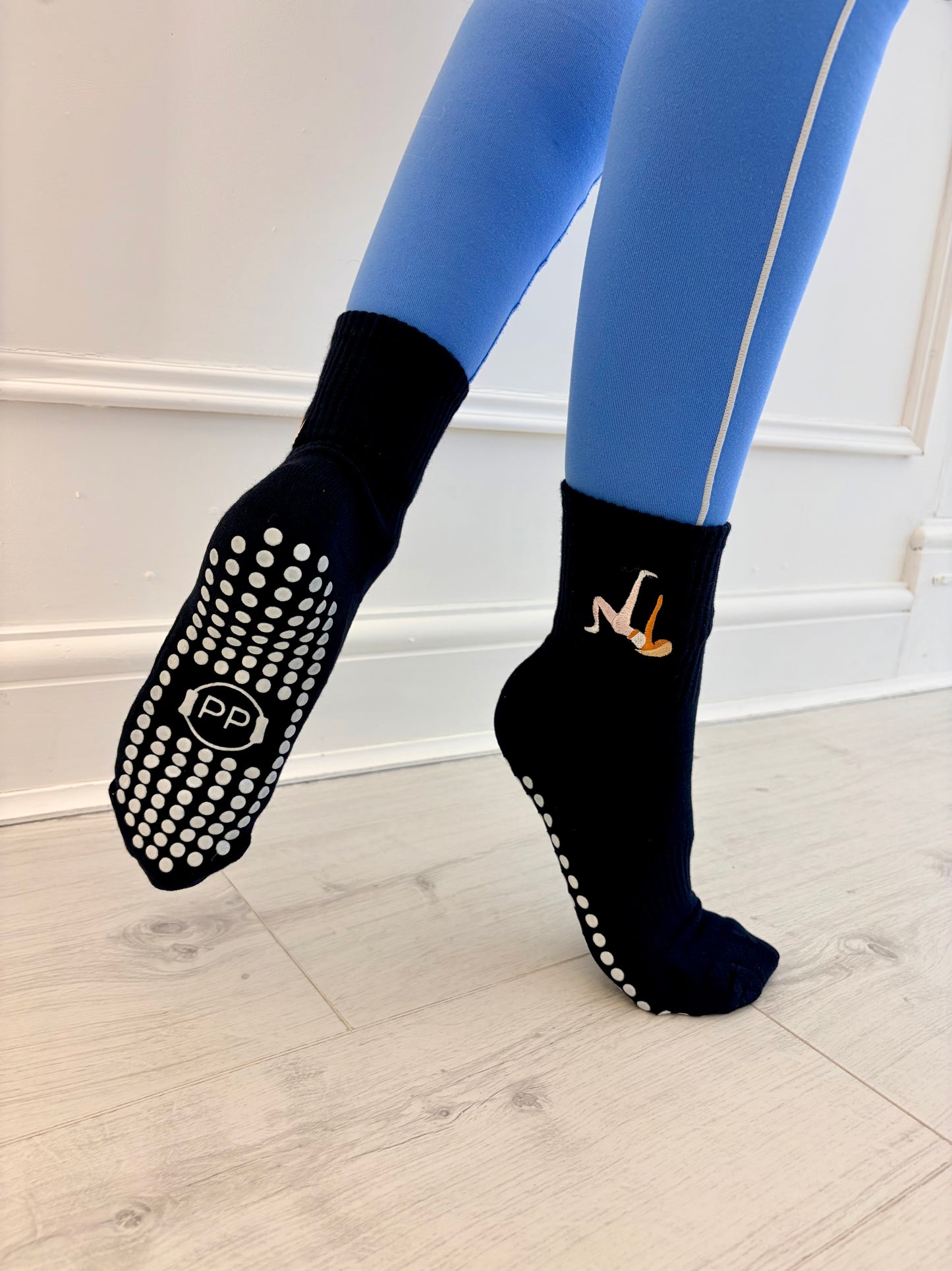Black Crew Sock Blonde