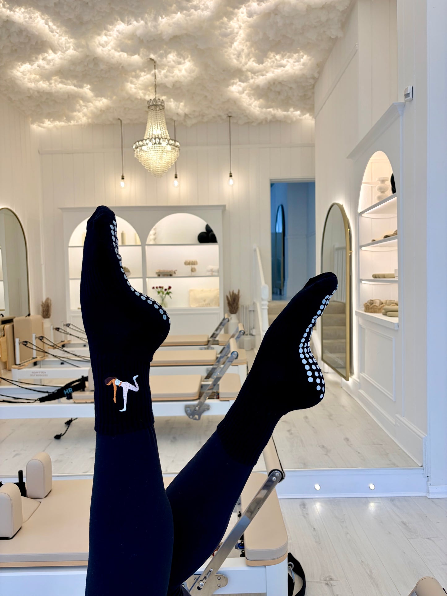 Black Crew Sock Brunette