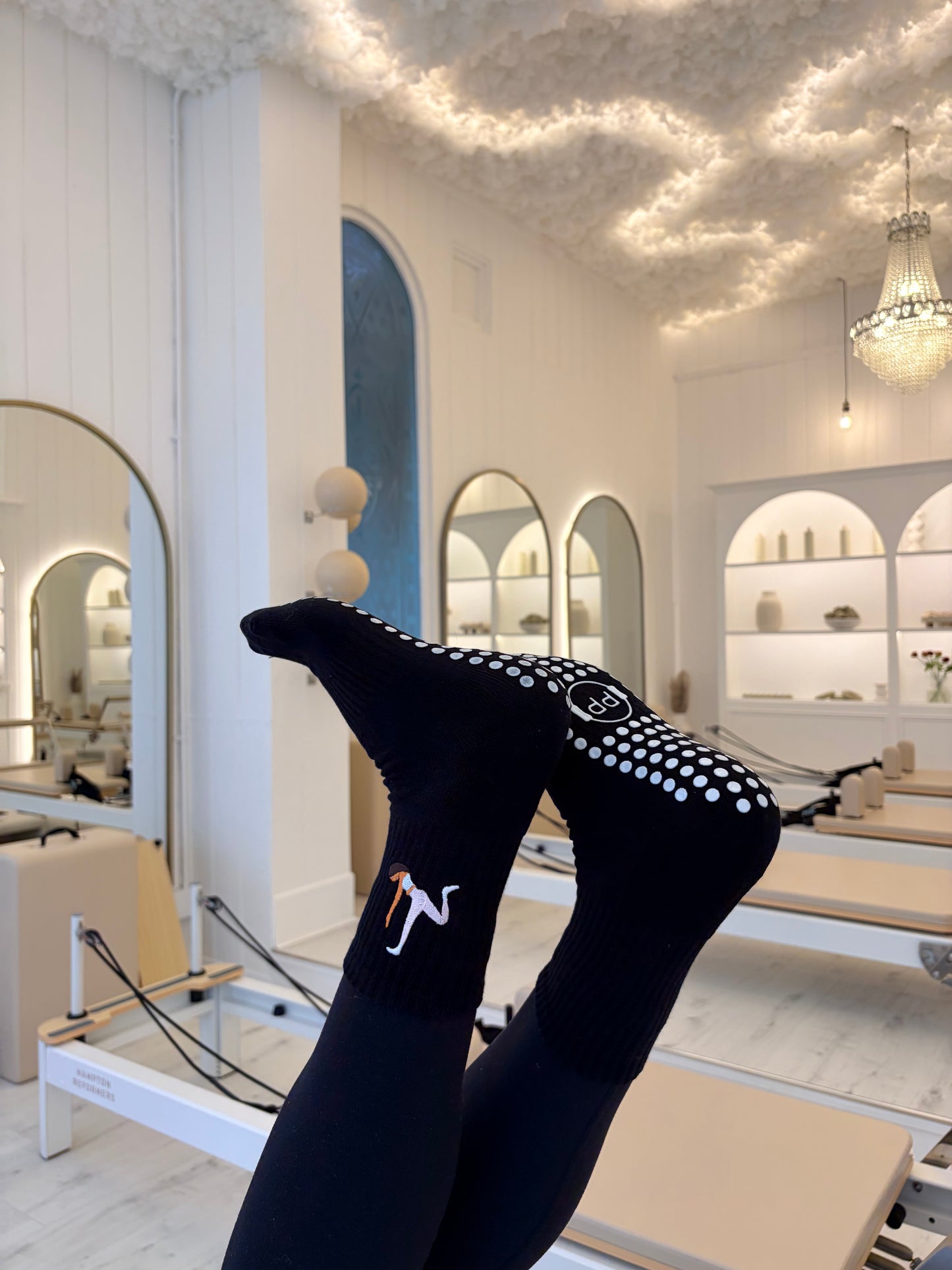 Black Crew Sock Brunette