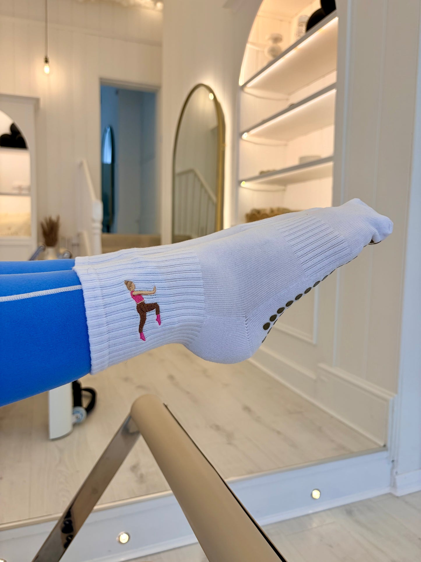 White Crew Sock Blonde