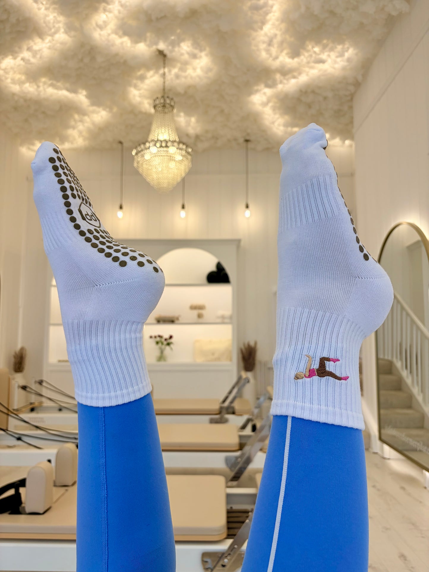 White Crew Sock Blonde